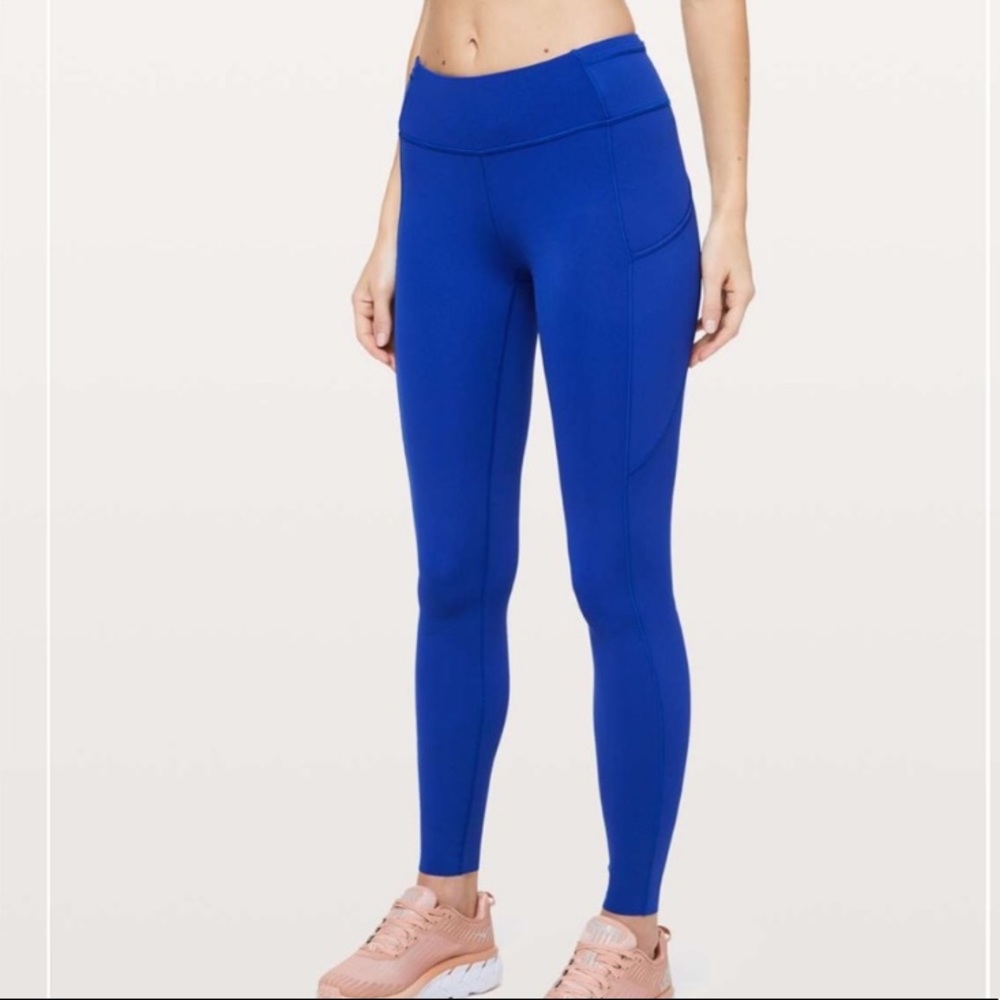 Lululemon blue leggings size 2
